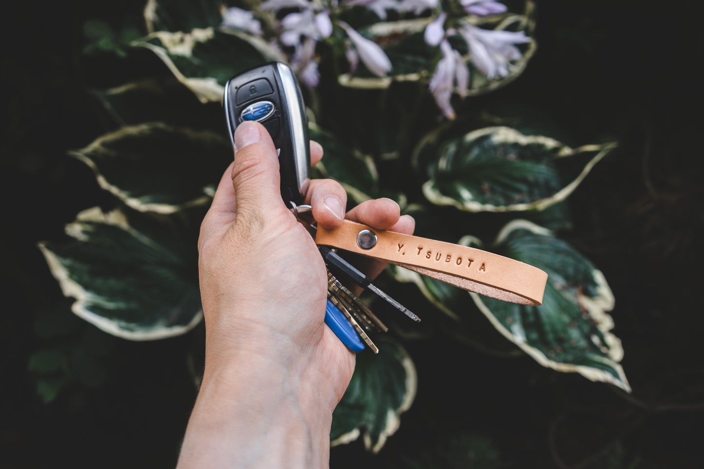 Leather Keychain