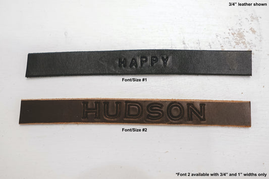 Name Engraving - Leash